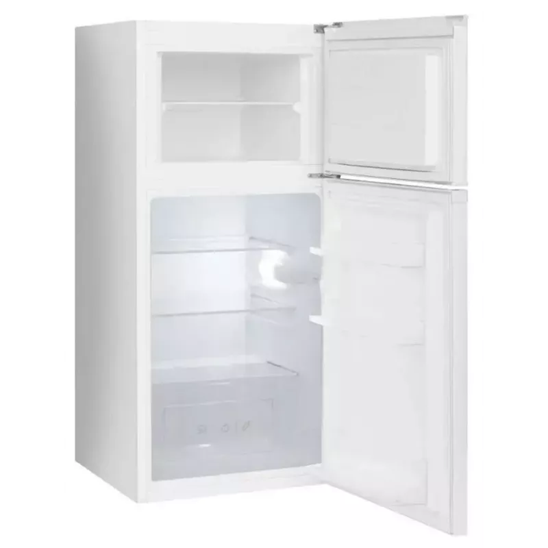 AMICA FD2015.4(E) Kühl-Gefrierkombination freistehend, weiß, 215 l Gesamtvolumen, LED, Glasablagen