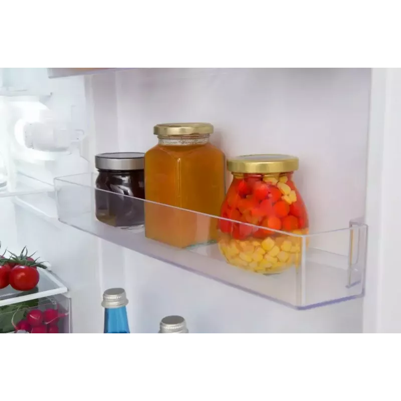 Freistehender Kühlschrank AMICA FD2015.4X(E) Silber, 200 L, Gefrierfach oben, LED, wechselbare Türanschläge