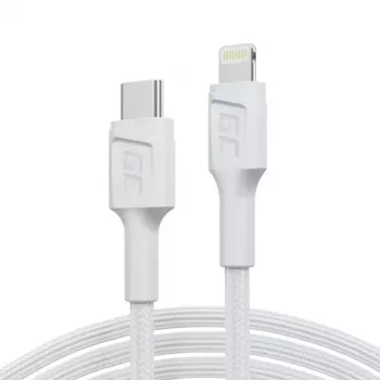 Kabel Grün Cell Lightning auf USB‑C 1 m, 29 W, weiß, Daten 480 Mbit/s