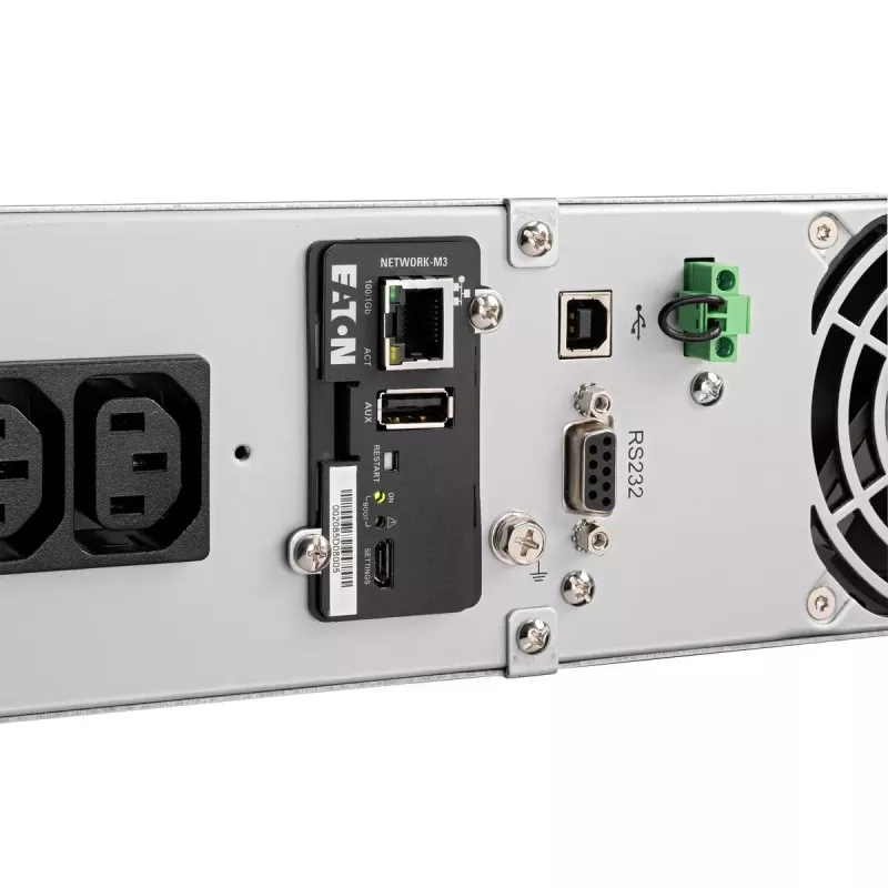 Unterbrechungsfreie Stromversorgung EATON 9E1000IR Doppelwandler 1 kVA 900 W 4 AC-Ausgänge