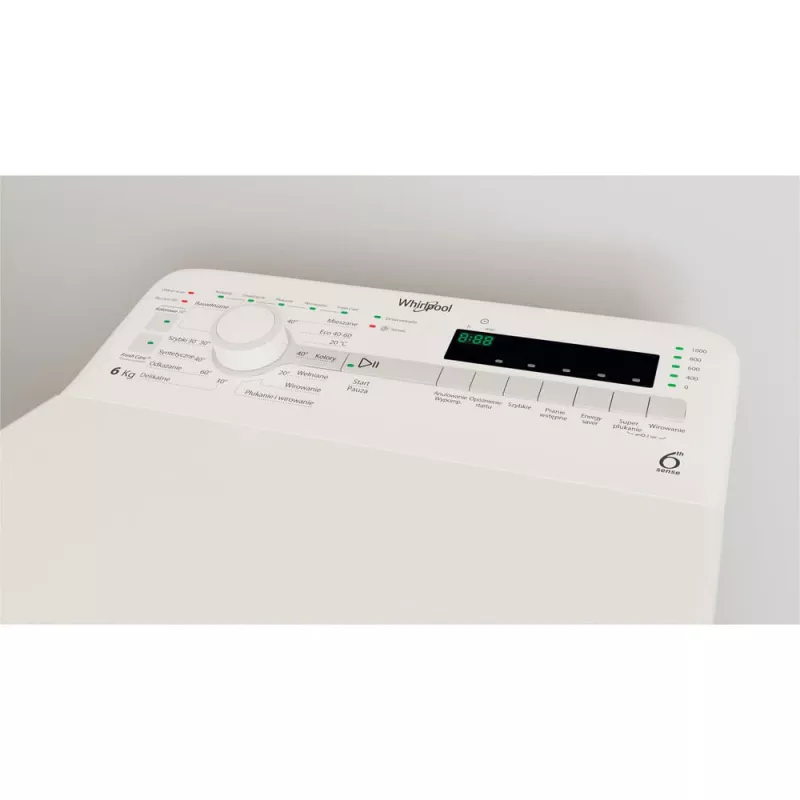 Whirlpool NTDLR 6040S PL/N Waschmaschine Toplader 6 kg 951 U/min Weiß