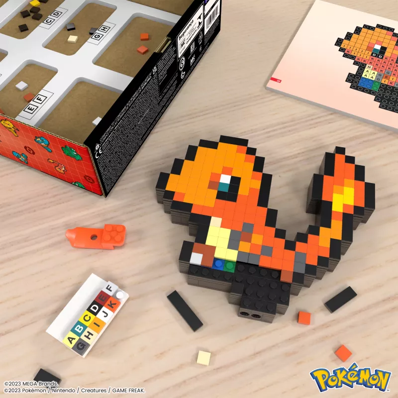 MEGA Pokémon Showcase Glumanda, 13 Jahr(e), Kunststoff, 484 g