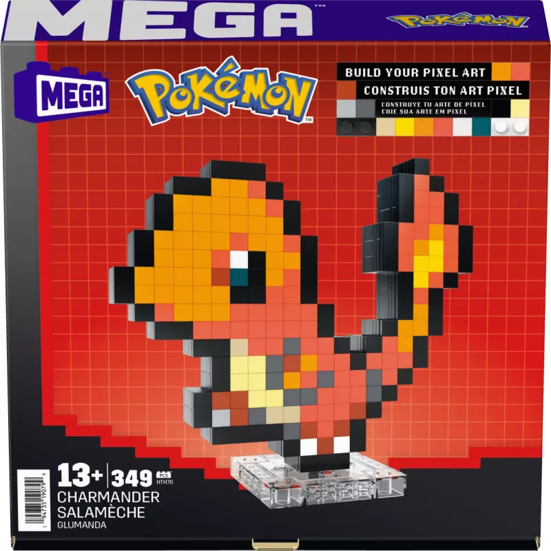 MEGA Pokémon Showcase Glumanda, 13 Jahr(e), Kunststoff, 484 g