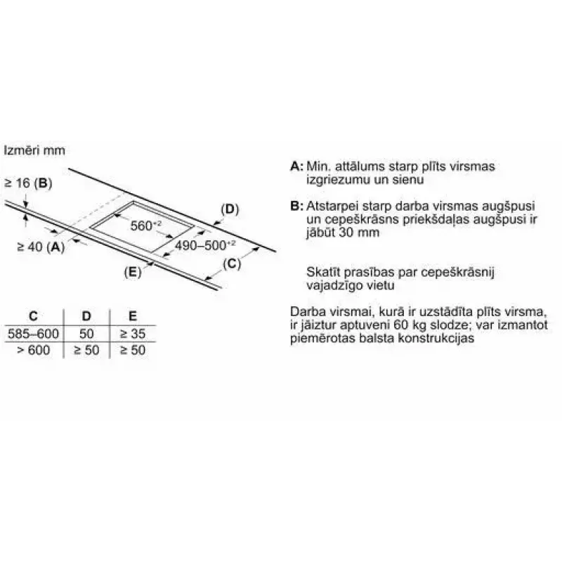 Bosch Serie 6 PIE631HB1E Kochfeld Schwarz Einbau 60 cm Zonen-Induktionskochfeld 4 Zone(n)