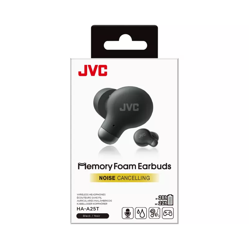 JVC HA-A25T Headset True Wireless Stereo (TWS) In-Ear Anrufe/Musik Bluetooth Schwarz