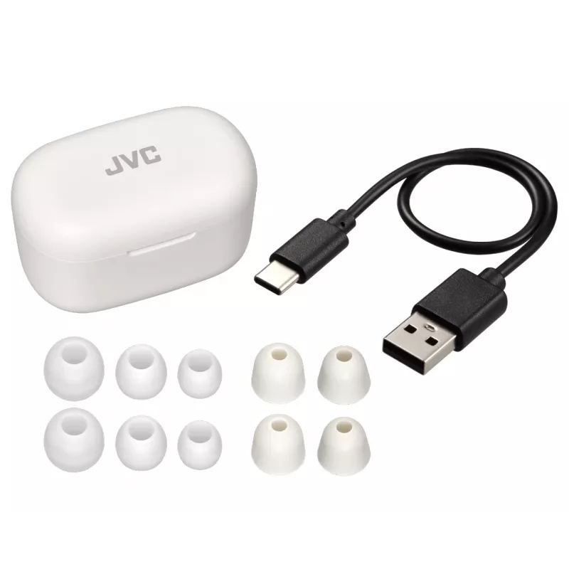 JVC HA-A25T Headset True Wireless Stereo (TWS) In-Ear-Kopfhörer Anrufe/Musik Bluetooth Weiß