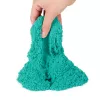Kinetic Sand , Schloss-Box mit 454 g türkisfarbenem Spielsand, Aufbewahrungsbehälter, sensorisches Spielzeug für Kinder ab 3 Jahren