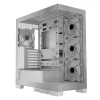 PC-Gehäuse MODECOM Volcano SPACE APEX ARGB MIDI Tower Weiß – Stahl, Seitenfenster, ARGB-Lüfter, USB-C
