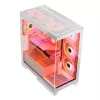 PC-Gehäuse MODECOM Volcano SPACE APEX ARGB MIDI Tower Weiß – Stahl, Seitenfenster, ARGB-Lüfter, USB-C