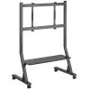 Bodenständer TECHLY 366983 für 45–90 Zoll Fernseher, schwarz, Stahl, Höhe 1026–1126 mm, max. VESA 800x400, Belastung 60 kg