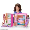 Barbie Getaway Puppenhaus mit Puppe, 4 Spielbereichen und 11 Dekozubehörteilen