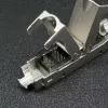 Werkzeugloser RJ45-Stecker QOLTEC 54540 CAT6 STP für geschirmte Ethernet-Kabel