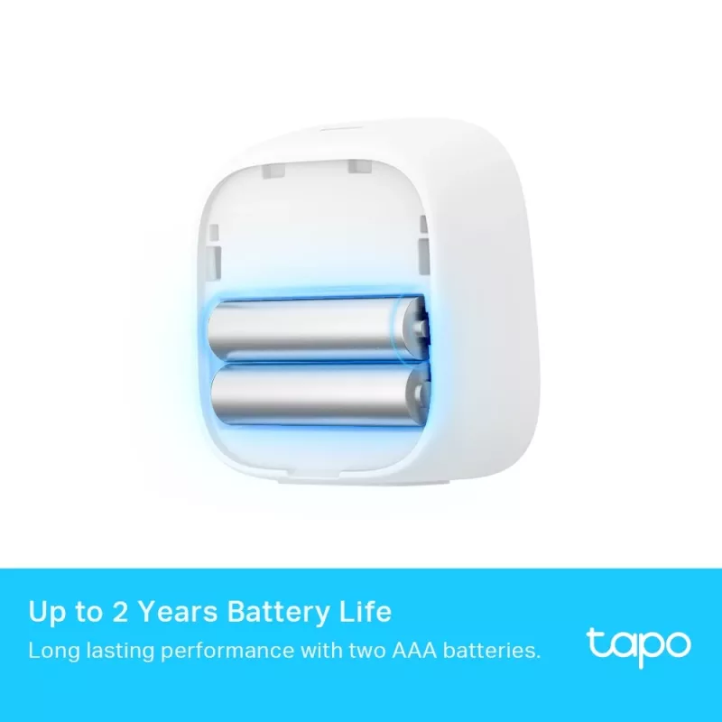 TP-Link Tapo Smart Temperatur- & Luftfeuchtigkeitsmonitor, Innenbereich, Temperatur- & Luftfeuchtigkeitssensor, freistehend, kabellos, -20 - 60 °C, 0 - 99%