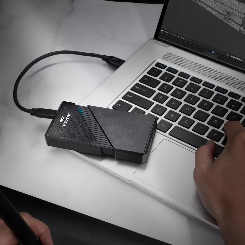 ADATA SE920 Thunderbolt-Technologie 4 TB USB Type-C USB4 Gen 3x2 Schwarz