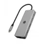ICY BOX IB-DK4012-CPD Kabelgebunden USB 3.2 Gen 1 (3.1 Gen 1) Type-C Anthrazit, Schwarz