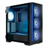 PC-Gehäuse MODECOM Horizon ARGB FLOW MIDI Schwarz — E-ATX-Unterstützung, gehärtetes Glas, ARGB, USB-C, max. GPU 400 mm