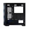 PC-Gehäuse MODECOM Horizon ARGB FLOW MIDI Schwarz — E-ATX-Unterstützung, gehärtetes Glas, ARGB, USB-C, max. GPU 400 mm