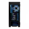 PC-Gehäuse MODECOM Horizon ARGB FLOW MIDI Schwarz — E-ATX-Unterstützung, gehärtetes Glas, ARGB, USB-C, max. GPU 400 mm