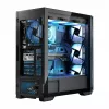 PC-Gehäuse MODECOM Horizon ARGB FLOW MIDI Schwarz — E-ATX-Unterstützung, gehärtetes Glas, ARGB, USB-C, max. GPU 400 mm