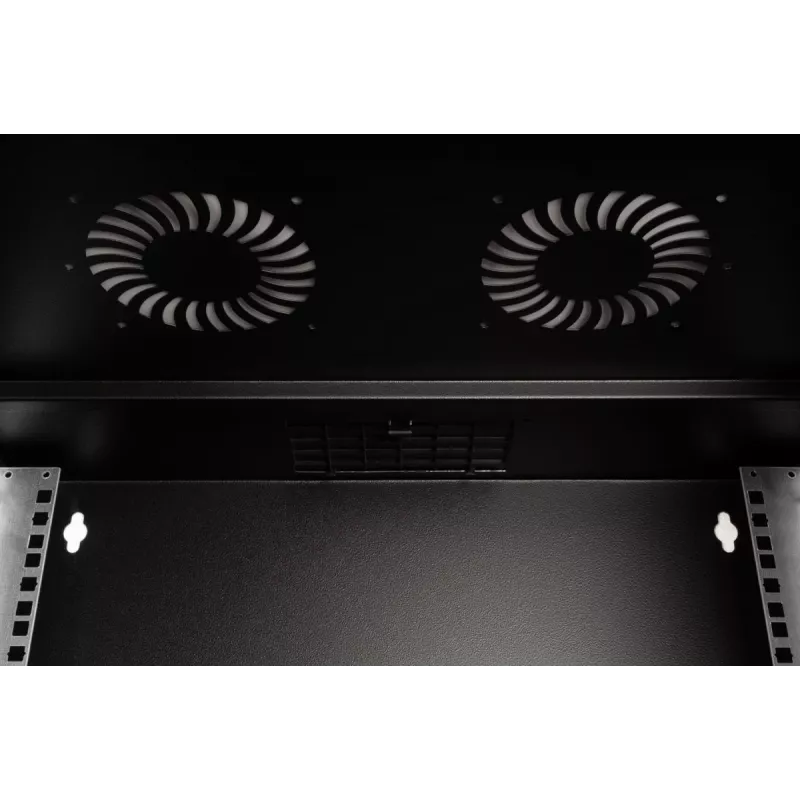 DIGITUS 19IN 12U Wandmontageschrank - SOHO PRO 595 x 540 x 400mm schwarz