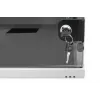 DIGITUS 4U Wandmontageschrank - SOHO unmontiert 241x540x400mm Vollglas-Fronttür grau