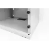 DIGITUS 4U Wandmontageschrank - SOHO unmontiert 241x540x400mm Vollglas-Fronttür grau