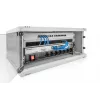 DIGITUS 4U Wandmontageschrank - SOHO unmontiert 241x540x400mm Vollglas-Fronttür grau