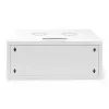 DIGITUS 4U Wandmontageschrank - SOHO unmontiert 241x540x400mm Vollglas-Fronttür grau
