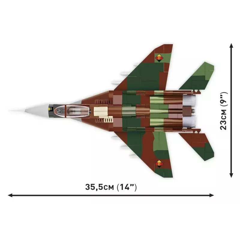 Konstruktionsspielzeug Cobi MiG-29 Ostdeutschland 5851 — 300-teiliges Set
