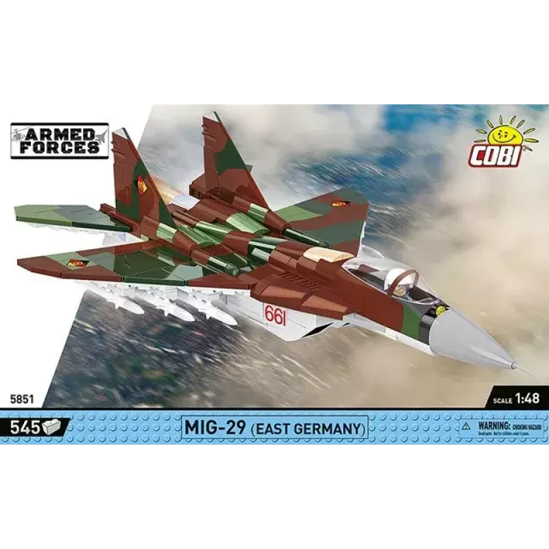 Konstruktionsspielzeug Cobi MiG-29 Ostdeutschland 5851 — 300-teiliges Set