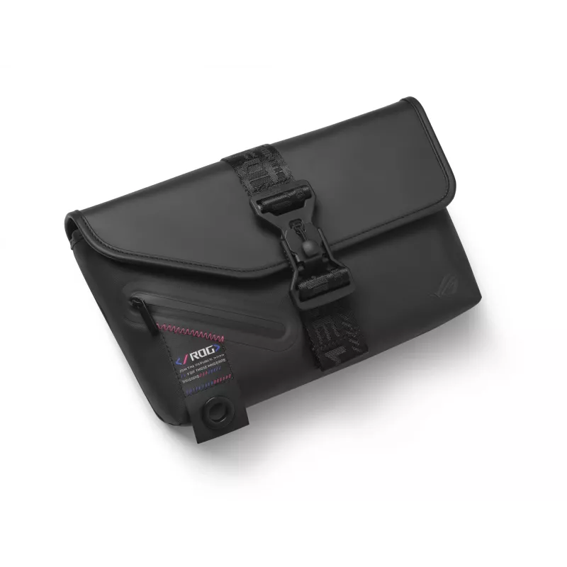 ASUS ROG SLASH Sling Bag 2.0 Polyester, Polyurethan (PU), Thermoplastisches Polyurethan (TPU) Schwarz, Blau, Pink Unisex Umhängetasche