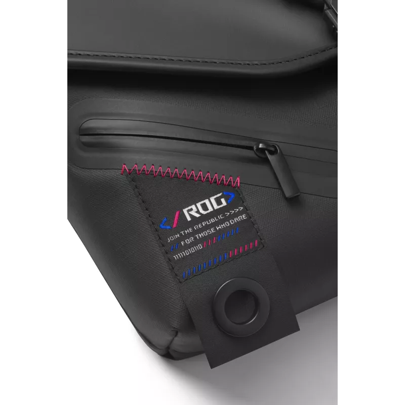 ASUS ROG SLASH Sling Bag 2.0 Polyester, Polyurethan (PU), Thermoplastisches Polyurethan (TPU) Schwarz, Blau, Pink Unisex Umhängetasche