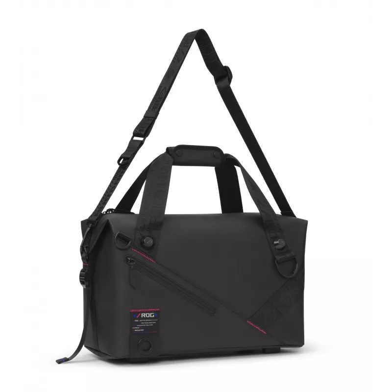 ASUS ROG SLASH Duffle Bag Polyester, Polyurethan (PU), Thermoplastisches Polyurethan (TPU) Schwarz Herren Handtasche