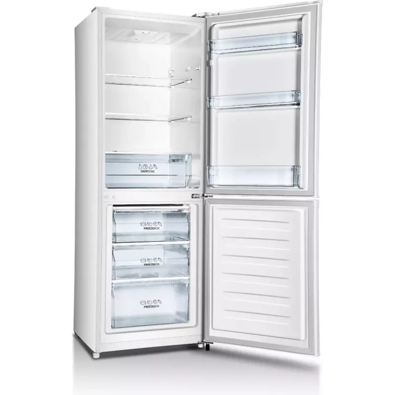 Freistehender Kühl-Gefrierschrank Gorenje RK4162PW4 — 230 L gesamt (Kühlteil 159 L, Gefrierteil 71 L), weiß, Inverter, Gefrierteil unten