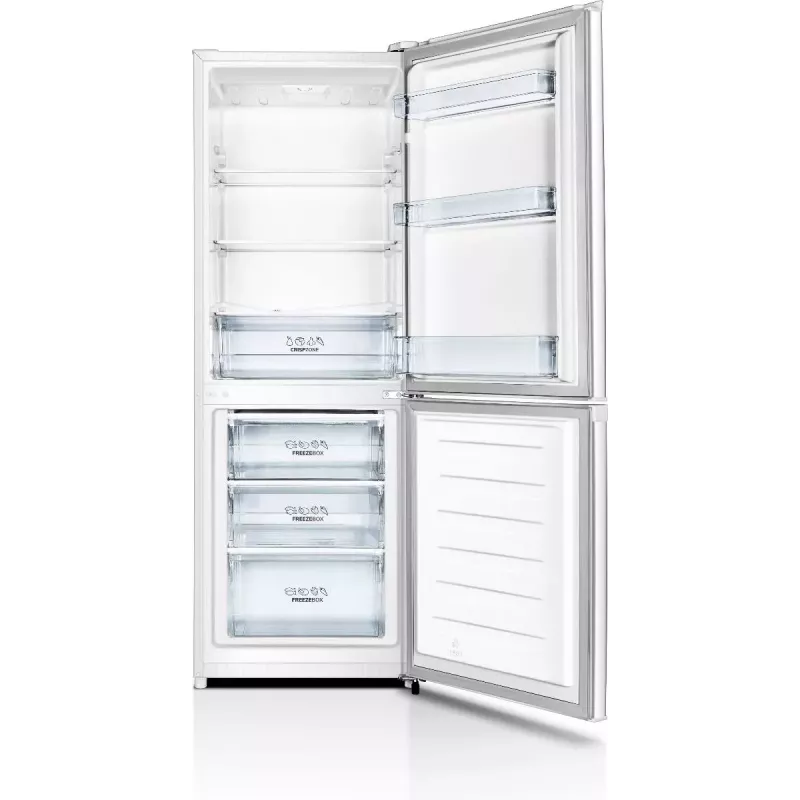 Freistehender Kühl-Gefrierschrank Gorenje RK4162PW4 — 230 L gesamt (Kühlteil 159 L, Gefrierteil 71 L), weiß, Inverter, Gefrierteil unten