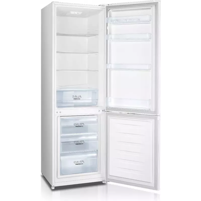 Freistehender Kühl-Gefrierschrank Gorenje RK4182PW4, 269 L gesamt (198 L Kühlteil, 71 L Gefrierteil), weiß, Gefrierteil unten