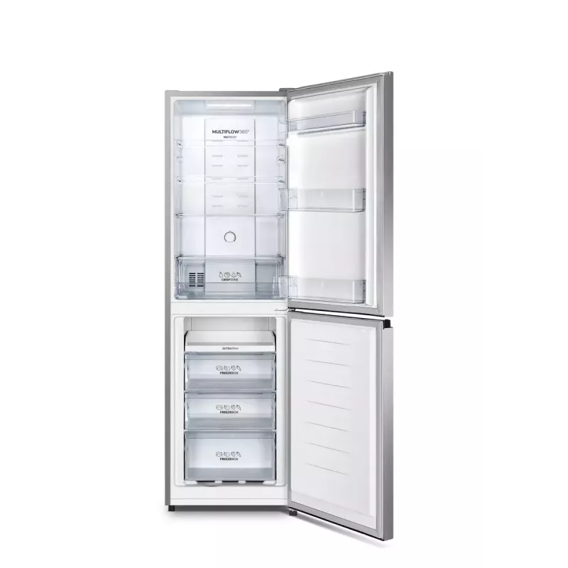 Freistehender Kühl-Gefrierschrank Gorenje NRK 418 ECS4 – 256 l Gesamtvolumen, Kühlteil 171 l No Frost, Gefrierteil 85 l, 41 dB, Energieklasse E