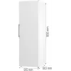 Gorenje Kylskåp R619EEW5 BK070B, 398 L, SN-N, 38 dB, E, Weiß