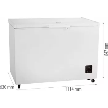 Gefriertruhe Gorenje FH30EAW — 297 L netto, Energieklasse E, freistehend, Display, weiß