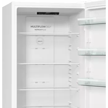 Gorenje Kombinierter Kühl-/Gefrierschrank NRK6202EW4 BK070B, 331 L, No Frost (Kühlschrank), SN-N, 9 kg/24h, E, Weiß