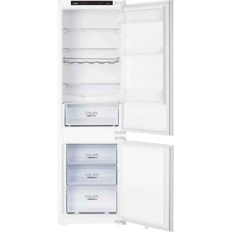 Gorenje Kombi-Kühl-/Gefrierschrank NRKI418EP1 BE, 246 L, No Frost (Kühlschrank), N-ST, 3 kg/24h, E, Weiß