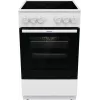 Gorenje GEC5A41WG Freistehender Herd Elektro-Glaskeramik-Kochfeld Weiß