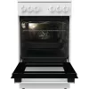 Gorenje GEC5A41WG Freistehender Herd Elektro-Glaskeramik-Kochfeld Weiß