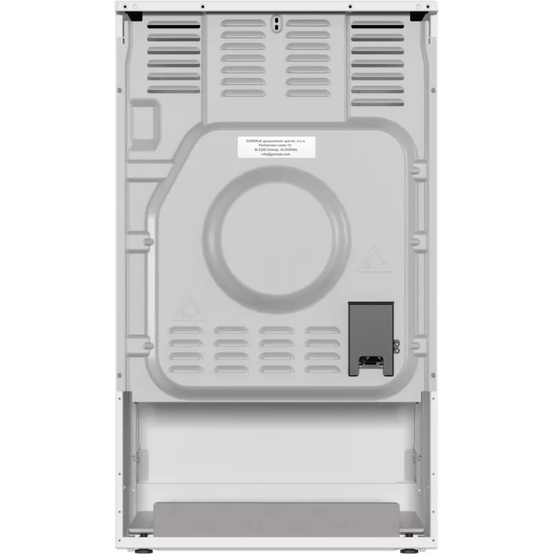 Gorenje GEC5A41WG Freistehender Herd Elektro-Glaskeramik-Kochfeld Weiß