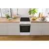 Gorenje GEC5A41WG Freistehender Herd Elektro-Glaskeramik-Kochfeld Weiß