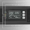 Rack-USV QOLTEC 52286 2 kVA (2000 W) Leistungsfaktor 1,0, rackmontierbar