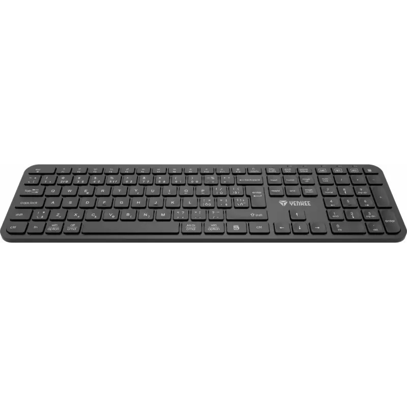 Kabellose Tastatur YENKEE YKB 2050 EGO 2.4G Bluetooth — kompaktes Layout, kabelloser Dual-Modus