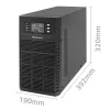 Unterbrechungsfreie Stromversorgung QOLTEC 52282 3kVA Line-Interactive mit LCD-Anzeige