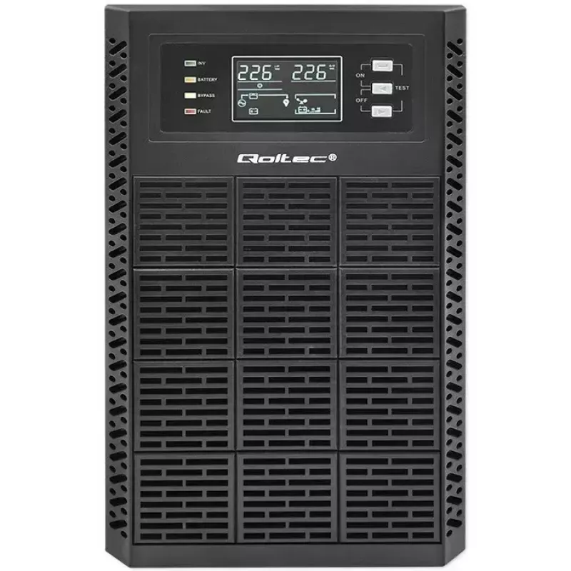 Unterbrechungsfreie Stromversorgung QOLTEC 52282 3kVA Line-Interactive mit LCD-Anzeige