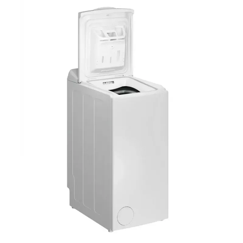 Toplader-Waschmaschine Indesit BTW L60400 EE/N — 6 kg, 1000 U/min, 400×600×900 mm, Weiß